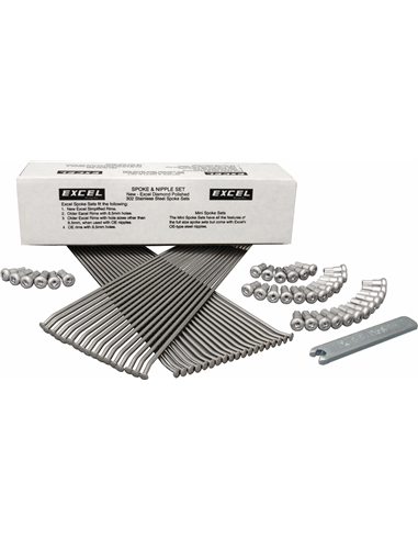 Llantas MX Colorworks y radios de recambio EXCEL XS9-52217