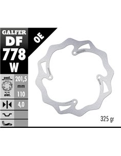 Disco de freno Wave® GALFER DF778W