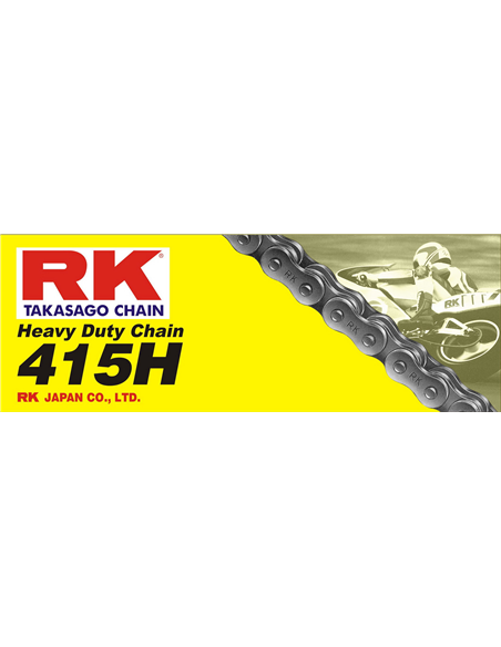 Cadena 415 H Heavy-Duty RK 415HSB-104-CL