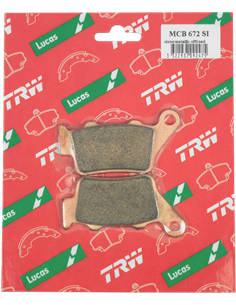 Pastillas de freno sinterizadas offroad serie SI TRW MCB672SI