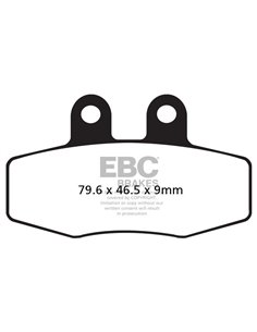 Pastillas de freno orgánicas serie FA EBC FA132