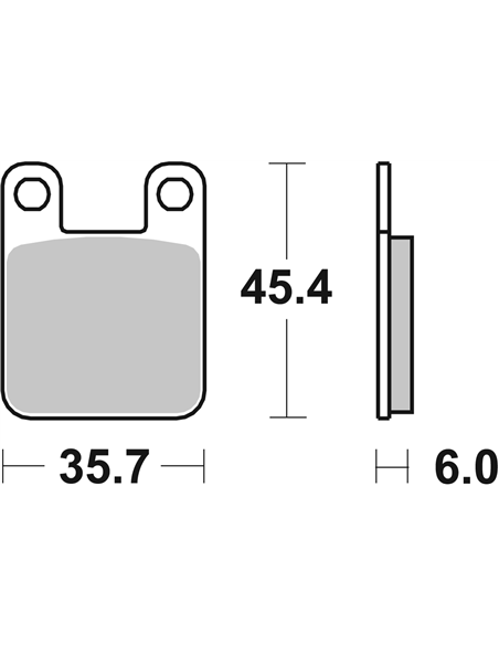 Pastillas de freno SI Offroad sinterizadas SBS 559SI
