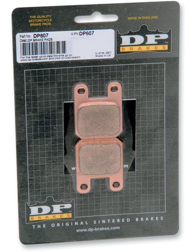 Pastillas de freno sinterizadas estándar DP DP BRAKES DP607