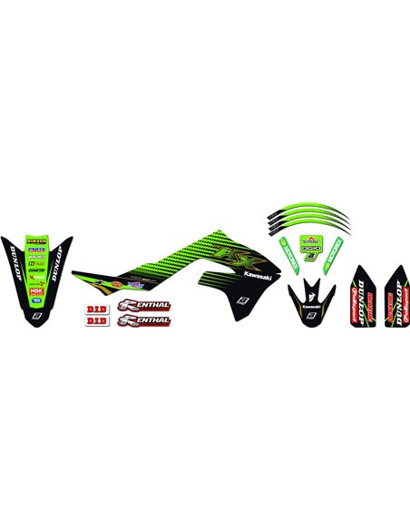Kit adhesivos Blackbird Réplica Team Kawasaki 2019