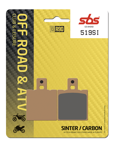 Pastillas de freno SI Offroad sinterizadas SBS 519SI