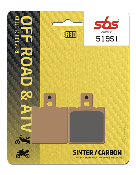 Pastillas de freno SI Offroad sinterizadas SBS 519SI