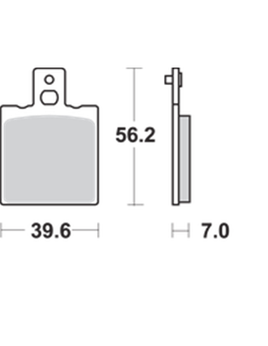 Pastillas de freno SI Offroad sinterizadas SBS 519SI