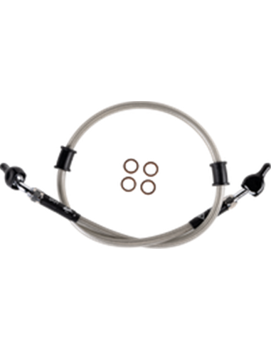 Stainless Steel Braided Brake Line MOOSE RACING K01-1-044/P-CL