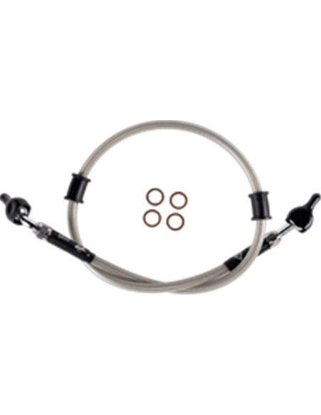 Stainless Steel Braided Brake Line MOOSE RACING K01-1-044/P-CL