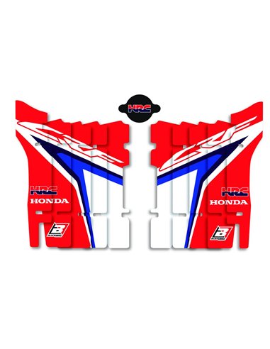 Kit de adesivos de tampas de radiador Replica Team Honda A105R18
