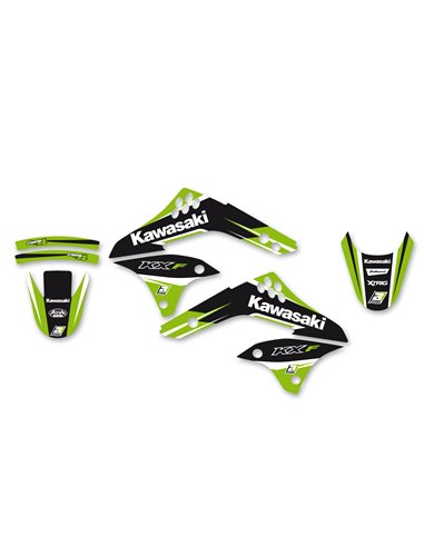 Kit stickers autocollants Blackbird Kawasaki KXF 450 2006-08