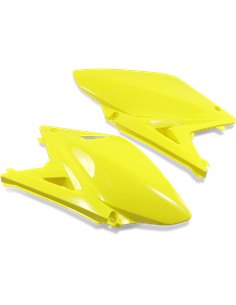 Rear side covers UFO-Plast Suzuki yellow SU04929-102