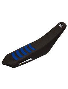 Housse de selle Double Grip 3 Noir / Bleu Blackbird Racing 1E01H