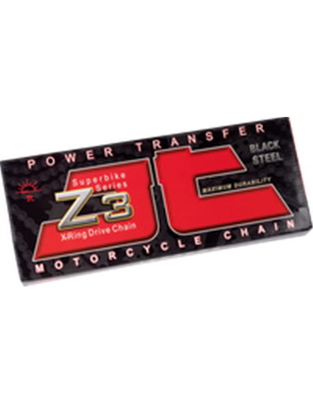 Cadena de transmisión con retenes X-ring 520 Z3 Heavy-Duty JT CHAINS JTC520Z3-116RL