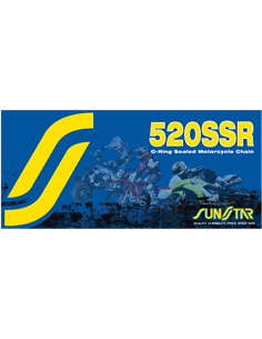 Cadena de motocicleta con retenes 520 SSR SUNSTAR SPROCKETS SS520SSR-118N