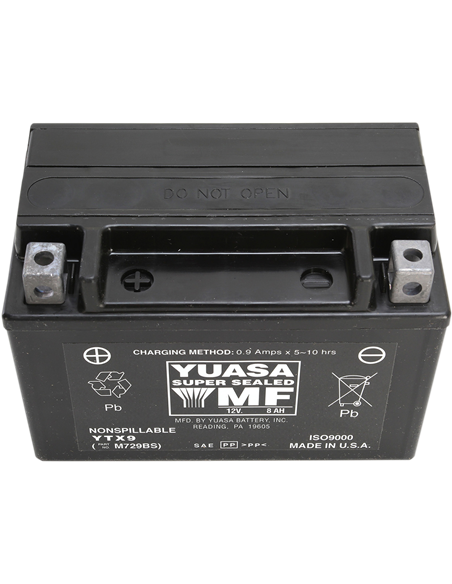Baterías sin mantenimiento AGM YUASA YTX9(WC)
