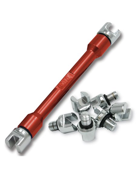 Llave de Radios DRC Pro Mini 4.0-6.2 (4.0/4.4/5.0/5.2/5.6/5.8/6.0/6.2mm) color azul