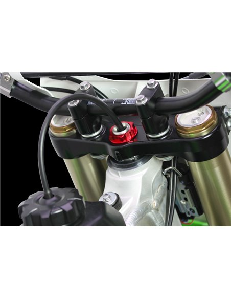 Zeta Écrou de Direction ZE58-2223 Yamaha coleur rouge