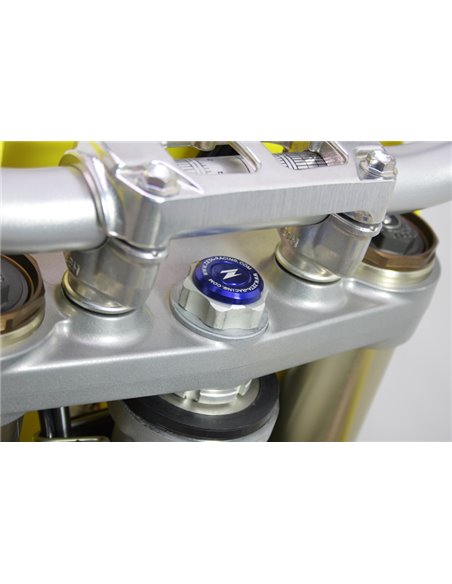 Tapón Eje Tija Dirección Zeta color azul