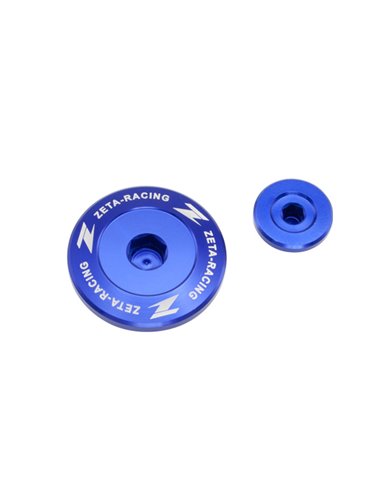 Zeta Tampa do Motor ZE89-1212 Kawasaki KXF 250 2004-2010 Suzuki RMZ 250 2004-2006 cor azul