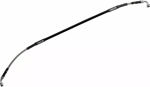 Latiguillo de freno trenzado en acero inox. MOOSE RACING H01-2-022/P-CL