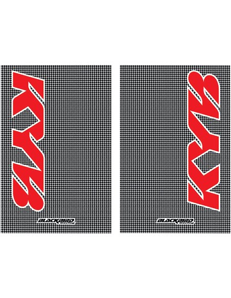 Kayaba Carbon Look 2Pk Blackbird Racing 5015K autocollants de fourche