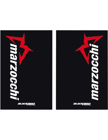 Marzocchi Noir Lot de 2 autocollants de fourche Blackbird Racing 5015M