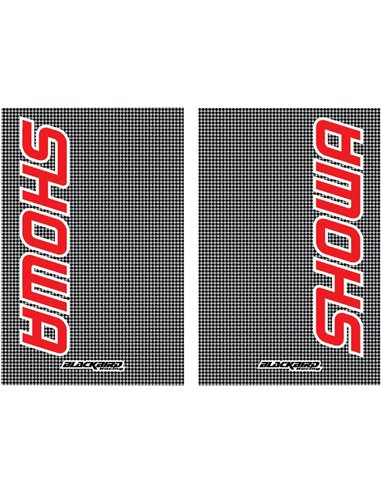 Adhesivos de horquilla Showa Carbon Look 2Pk Blackbird Racing 5015S