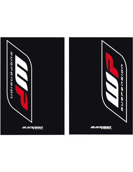 Adesivos de forquilha Wp preto 2Pk Blackbird Racing 5015W