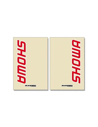 Décalcomanies fourche Showa Clear 2Pk Blackbird Racing 5045S