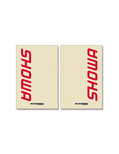 Décalcomanies fourche Showa Clear 2Pk Blackbird Racing 5045S