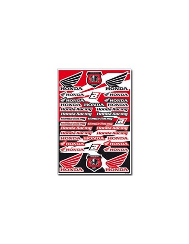 Decal Logo Kit Hon Pvc Blackbird Racing 5076H