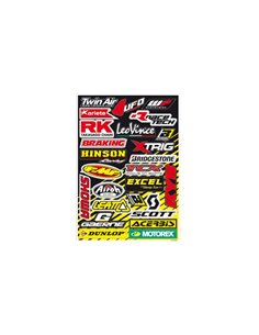 Kit de adhesivos con el logotipo del patrocinador A Blackbird Racing 5076A