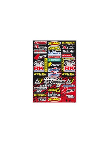 Decal Logo Kit C Blackbird Racing 5076C