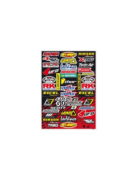 Decal Logo Kit C Blackbird Racing 5076C