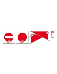Blackbird Racing 5085 Kit de panneaux de signalisation Enduro