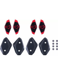 Set tapas y adhesivos de recambio para rodilleras RK-10 ALPINESTARS 6950925-13