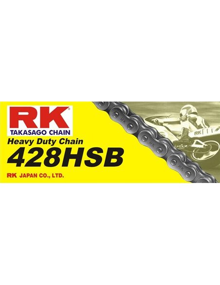 Cadena 428 H Heavy-Duty RK 428HSB-114-CL
