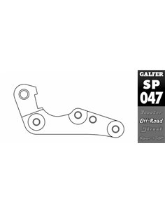 Soporte reubicación de pinza de freno GALFER SP047