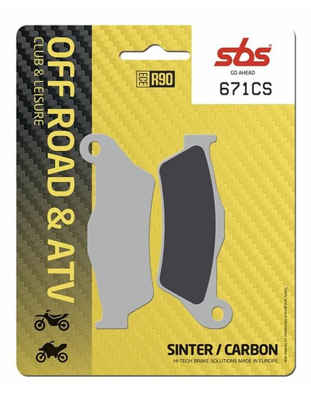 Pastilles de fre CS Carbon SBS 671CS