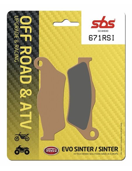 Pastilles de fre RSI Offroad Racing sinteritzades SBS 671RSI