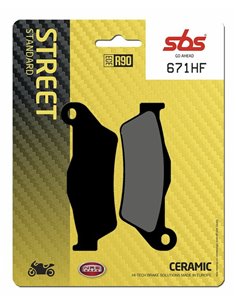 Pastillas de freno HF Street cerámicas orgánicas SBS 671HF
