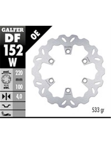 Disco de freno Wave® GALFER DF152W