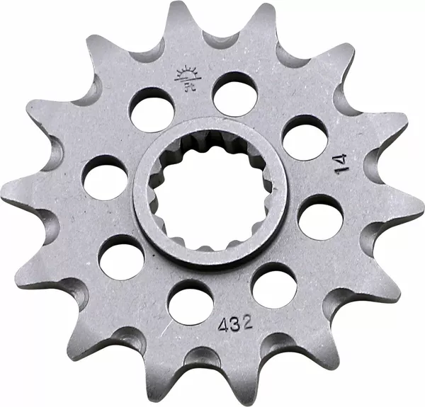 Piñón d'atac JTF432.14SC SELF CLEANING 14 dents 520 PITCH NATURAL STEEL