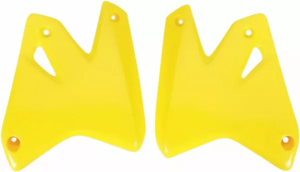 Couvre radiateur Suzuki Drz400E jaune Su03978-101 UFO-Plast