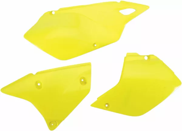 Caches latéraux Suzuki Drz400E Rm-jaune Su03979-102 UFO-Plast