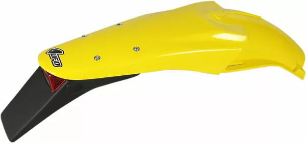 Enduro rear fender W- Stop-Taillight Suzuki Drz400E Rm-yellow Su03984-101 UFO-Plast