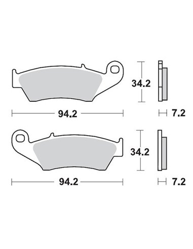 Pastilles de fre Ceramic MOTO-MASTER 403.904