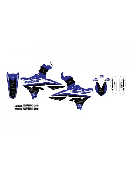 Kit Déco Complet Blackbird Replica Factory Racing 19 YZ250F 14-18 / YZ450F 14-17