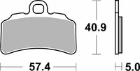 Pastillas de freno RSI Offroad Racing sinterizadas SBS 963RSI